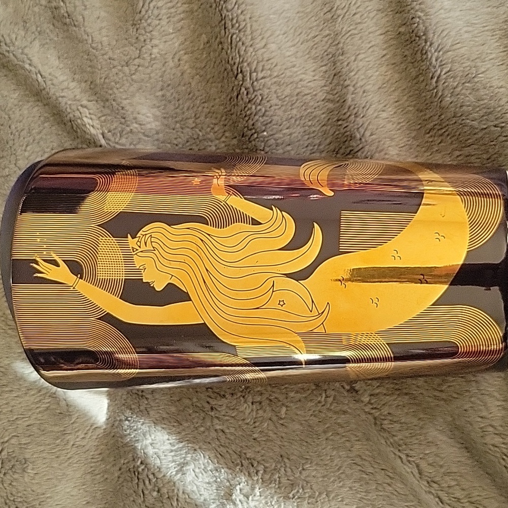 RARE ☆ 2020 Starbucks Mermaid U Double Wall Ceramic Tumbler 12 FL Oz